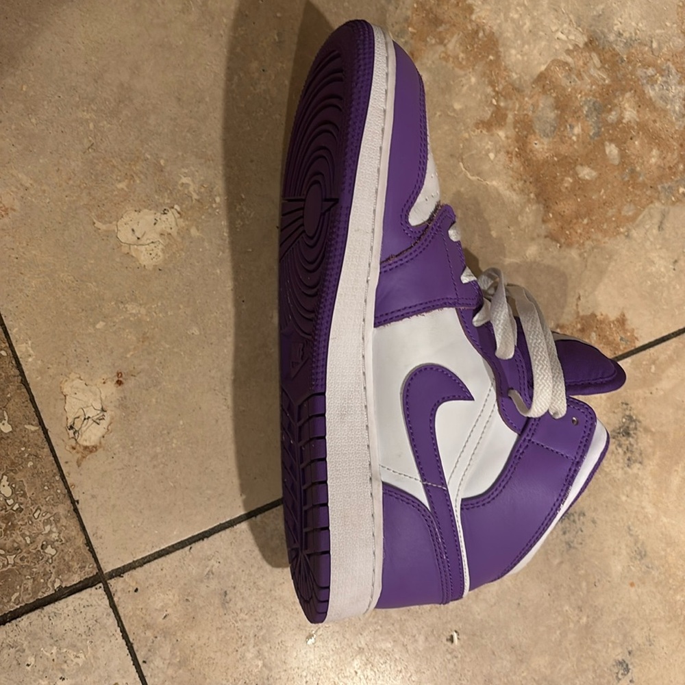 Vibrant, purple air, Jordans